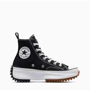 Converse Black and White High-Top Sneakers with Chunky Sole